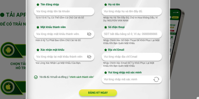 Đăng Ký kubet11 net - Từng Bước Thực Hiện Tạo Nick Trong 1 Phút 3 Điền thông tin vào từng mục thật chuẩn khi tạo nick bắt độ trên QQ88